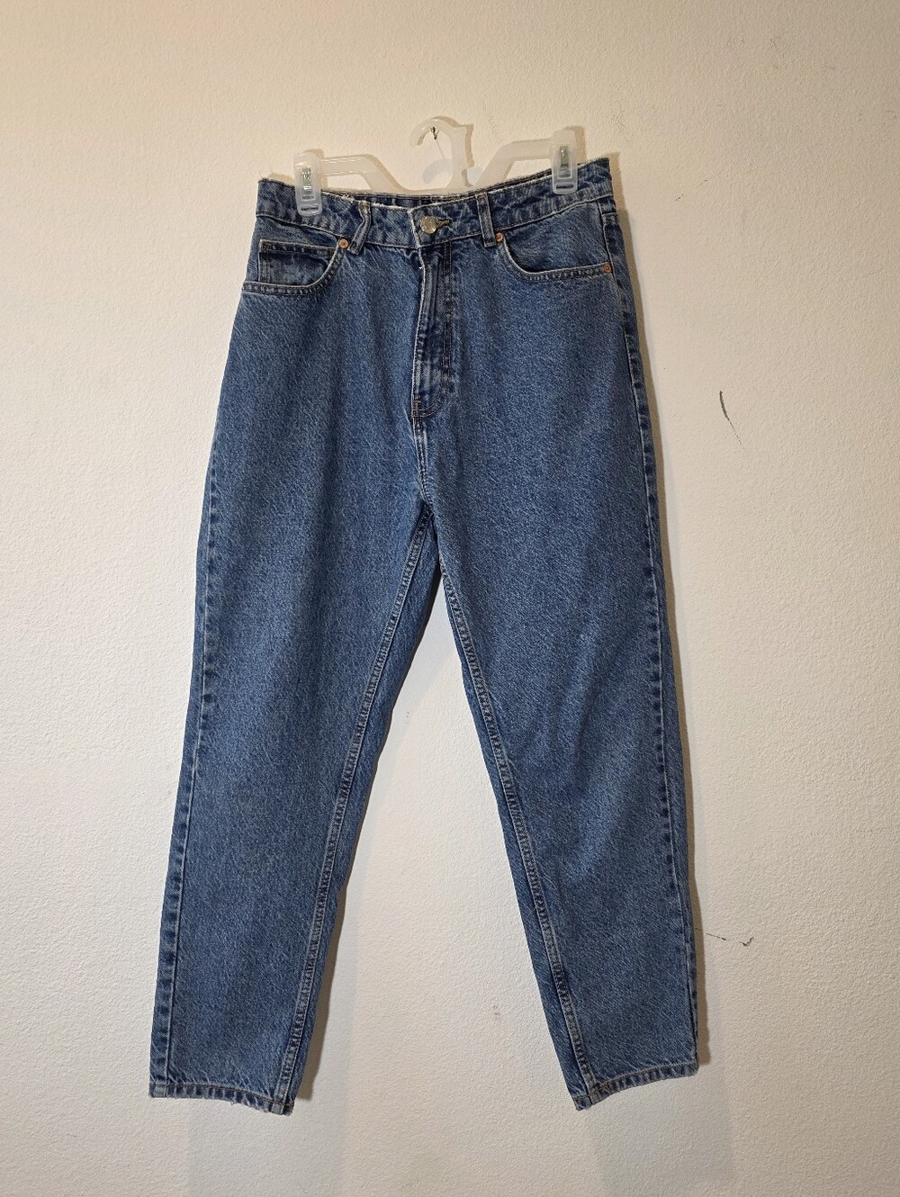 Zara Classic High-Waist Blue Denim Jeans Sz 10